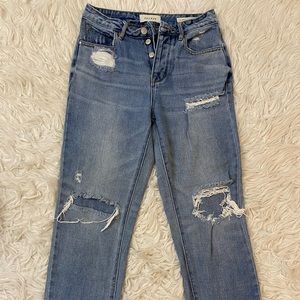 PacSun Size 25 Cropped Mom Jeans